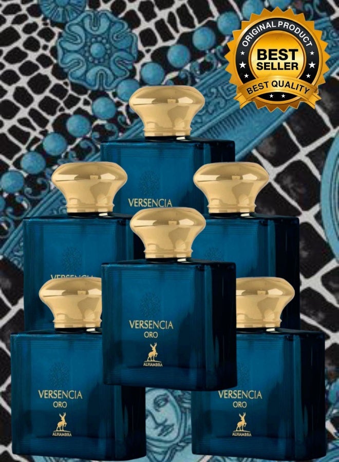 MAISON ALHAMBRA 6 Pieces Versencia Oro Perfume 100ML - Image 1