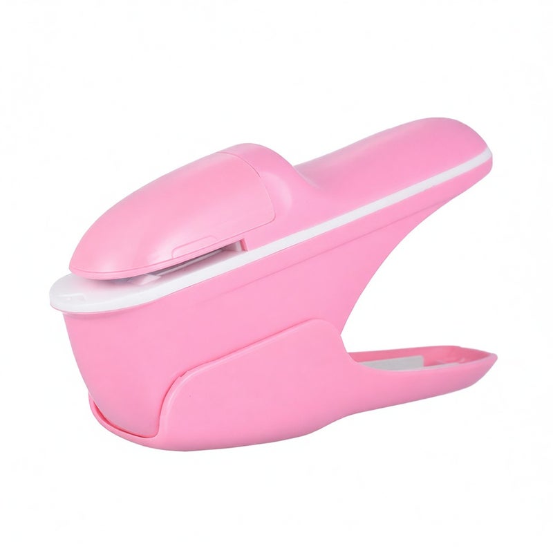 Hand-held Mini Safe Stapler without Staples Staple Stapleless 7 Sheets Capacity for Paper Binding Business Commercial Shop School Office - Image 1