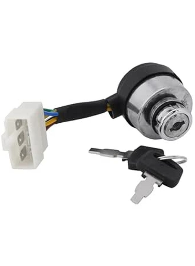 Ignition Start Key Switch 6 Wire for 2 5KW to 6 5KW 188F Gas Generator - Image 1