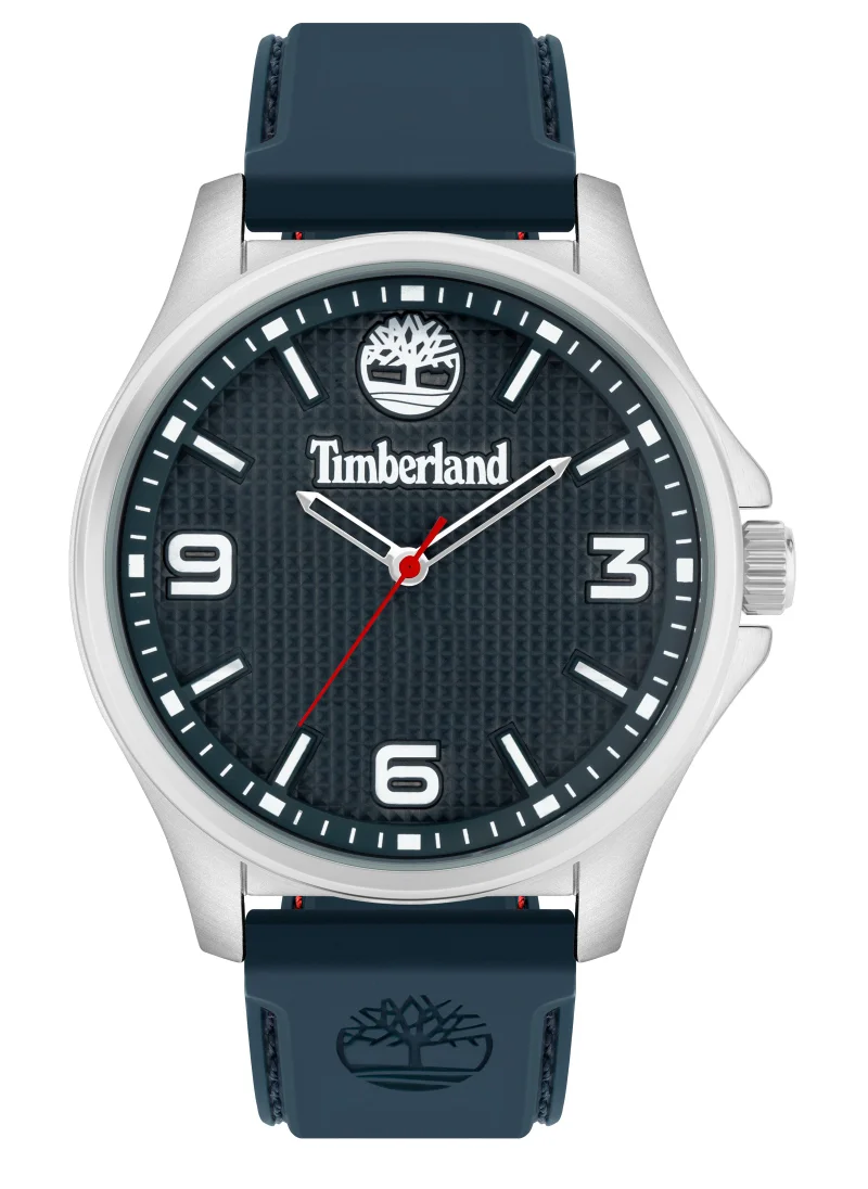 تمبرلاند Averton Men's Watch 46mm Analog Blue Dial Blue Silicone Strap