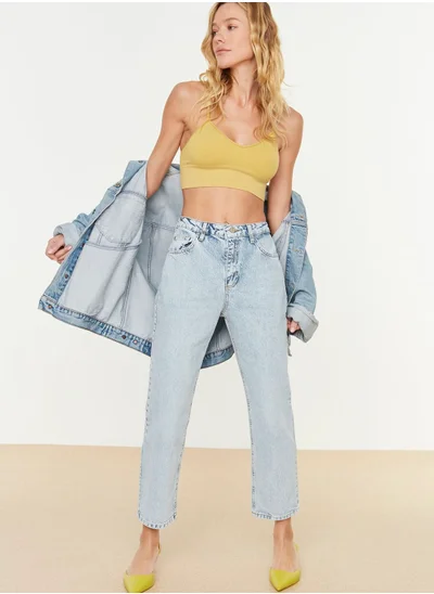trendyol High Waist Straight Jeans