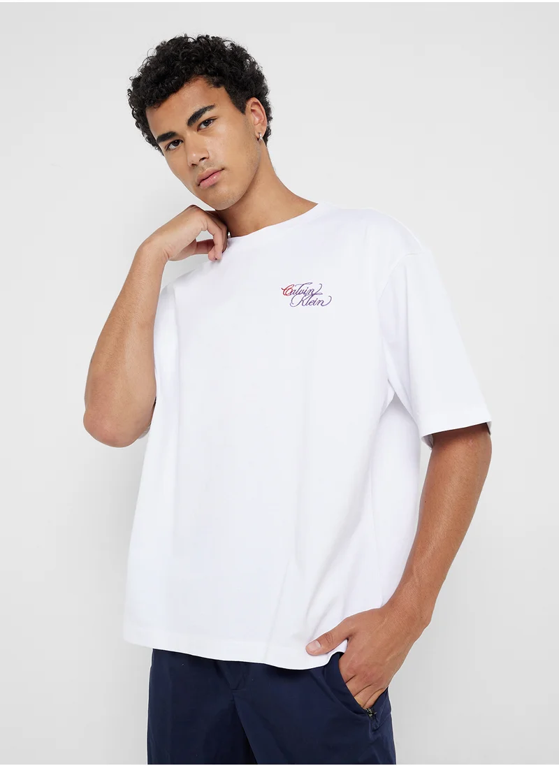 Calvin Klein Jeans Logo Crew Neck T-Shirt