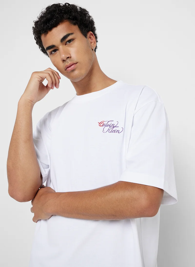 Calvin Klein Jeans Logo Crew Neck T-Shirt