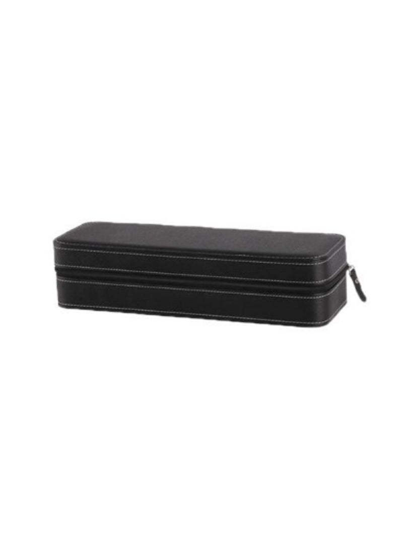 Generic - 6-Slot PU Leather Watch Box - Image 1