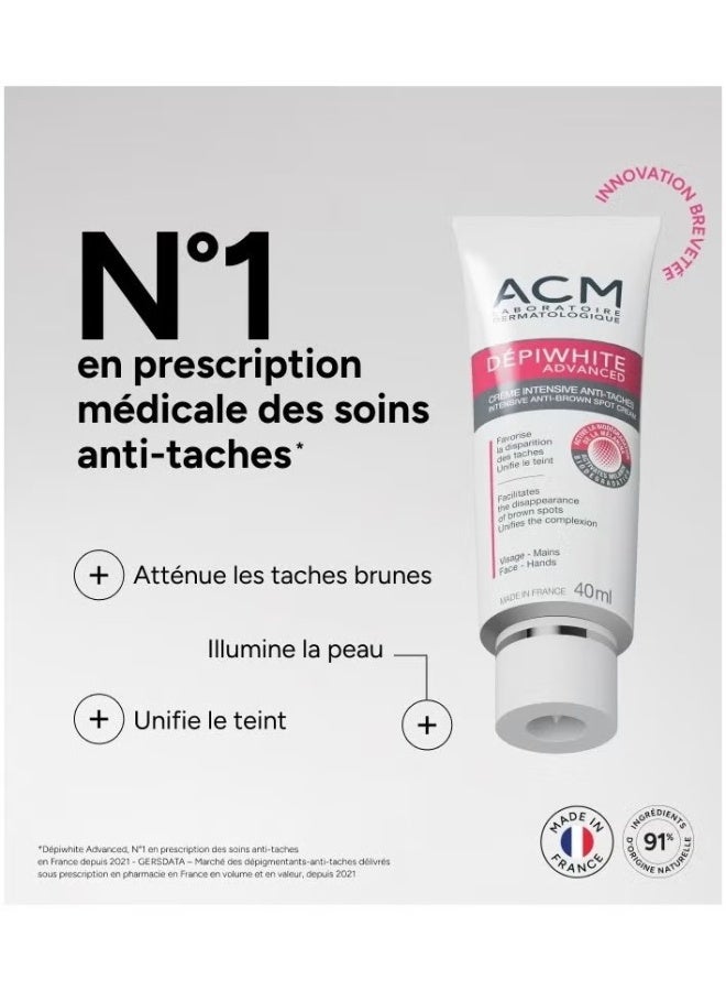 ACM  Serum Cream -Favorise Ia disparition des taches Unifie Ie teint Facilitates the disappearance of brown spots Unifies the complexion  Dark Spot & Acne Mark Fade, Skin Whitening & Radiance Enhancer - Image 5