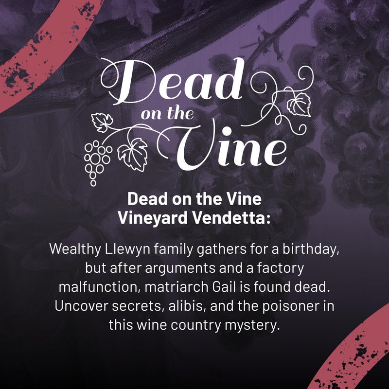 Hunt A Killer: Dead on The Vine, Solve a Murder at a Winery, Interactive Unsolved Mysteries Game, Mystery Box for Game Night, Murder Mysteries Card, Puzzle, and Board Games, for Players Age 14+ - Image 3