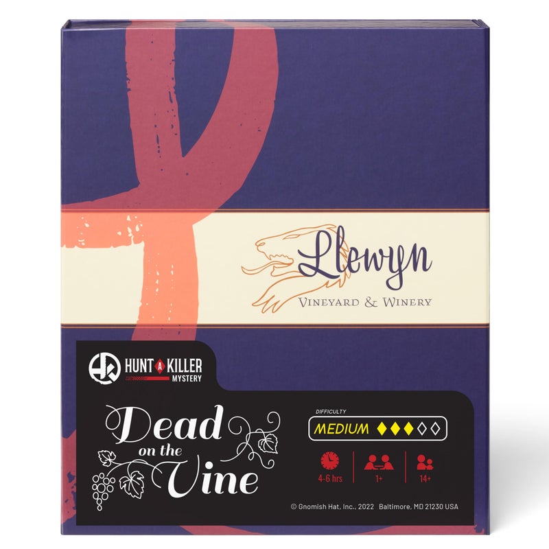Hunt A Killer: Dead on The Vine, Solve a Murder at a Winery, Interactive Unsolved Mysteries Game, Mystery Box for Game Night, Murder Mysteries Card, Puzzle, and Board Games, for Players Age 14+ - Image 1