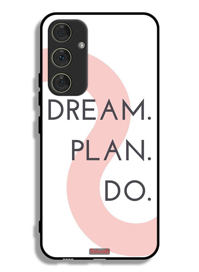 Tolwak - Samsung Galaxy A54 5G Protective Case Cover Dream Plan Do - Image 1