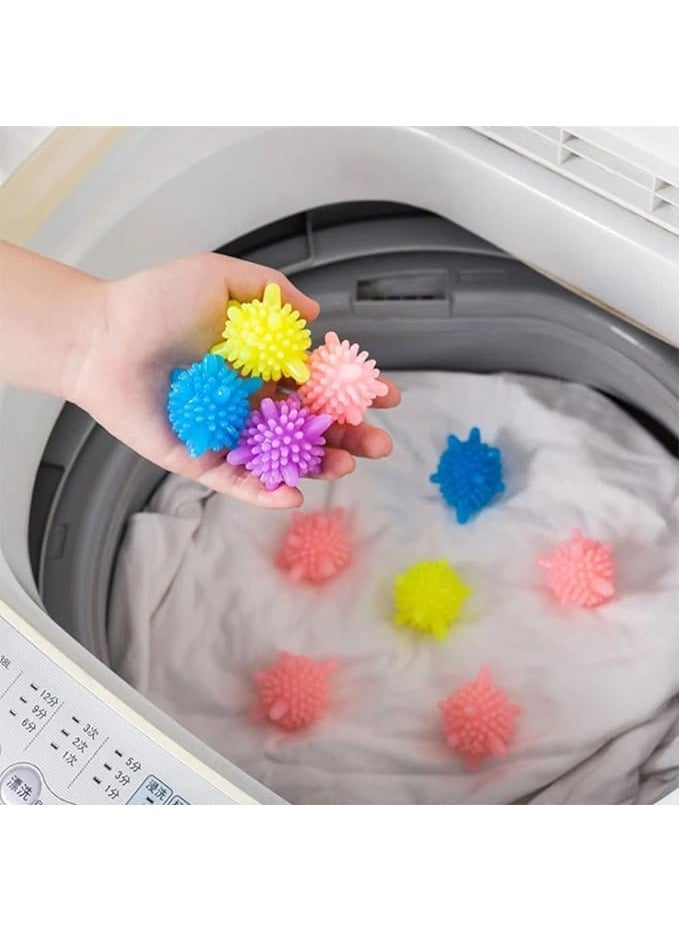 Prostuff.in Prostuffin Washing Machine Solid Colorful Washer Laundry Balls TangleFree Detergent Bar For Household Cleaning Washing Machine Clothes Softener 5Pcs 4 45 Cm Multicolor  - Image 2