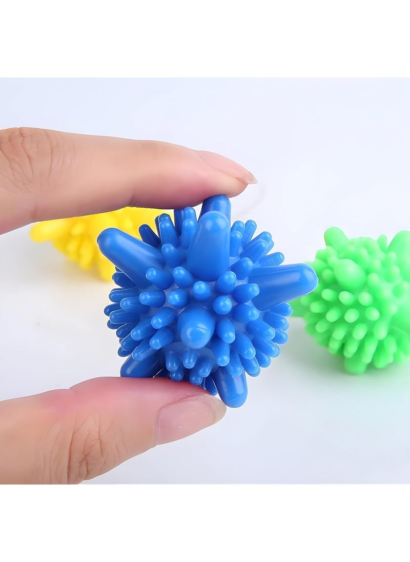 Prostuff.in Prostuffin Washing Machine Solid Colorful Washer Laundry Balls TangleFree Detergent Bar For Household Cleaning Washing Machine Clothes Softener 5Pcs 4 45 Cm Multicolor  - Image 4