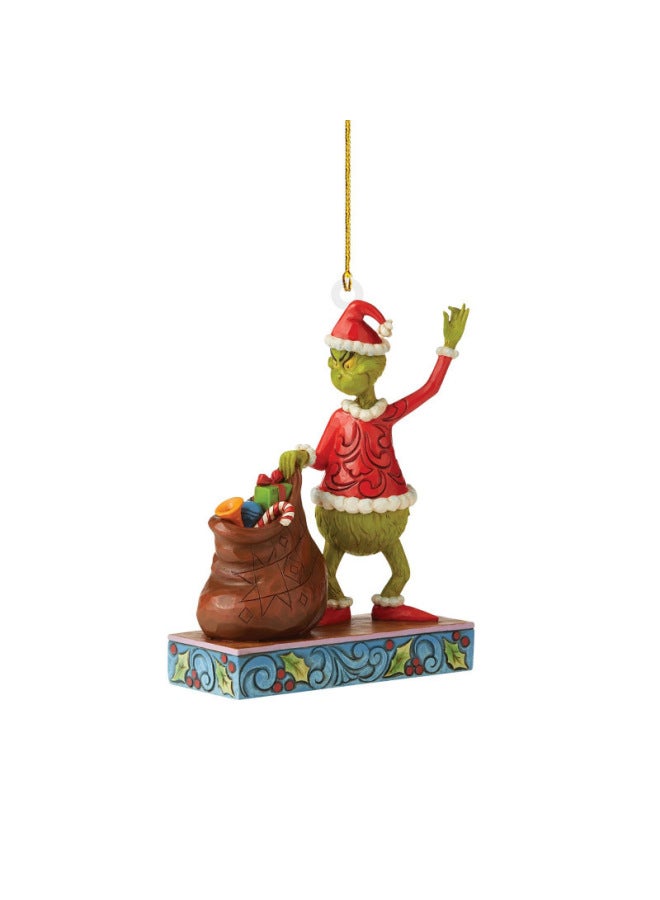 Christmas Grinch Creative Pendant Christmas Tree Decoration Acrylic Pendant Car Rearview Mirror Pendant