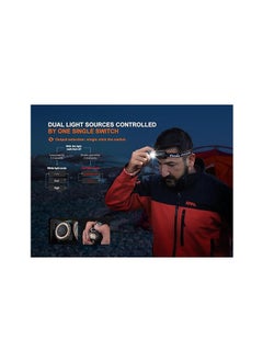 fenix ​​HM23 V2.0 Compact, Lightweight, Multi-Purpose Right Angle Flashlight 300 Lumens, 88 Meters, 100 Hours Max, AA Battery Powered, Magnetic Back Cover, 150 Degree Vertical Tilt, IP68 Rating  - Image 5
