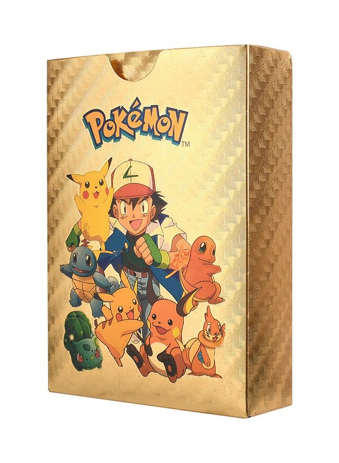 110 Pieces Pokémon Golden Card Set Game for Children - Image 2