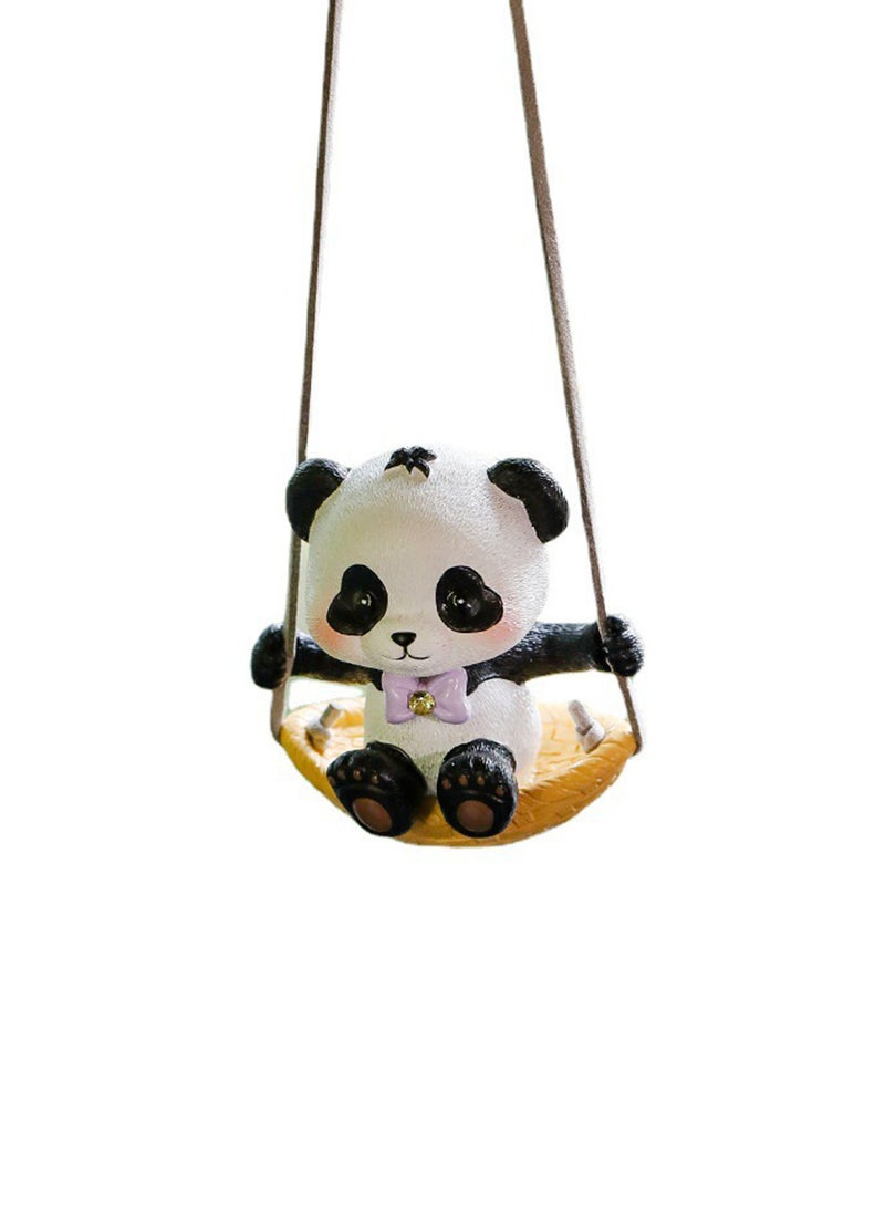 Ocean Car Hanging Accessories, Swinging Panda Car Hanging Ornament Interior, Car Decoration, Mirror Hanging Car Interior accessories, for Car Rear View Mirror, Gardening Hanging - Image 5