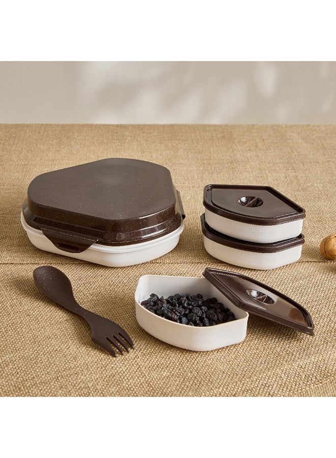 Home Box طقم صناديق الغداء من قش الأرز 2 قطعة - Image 1