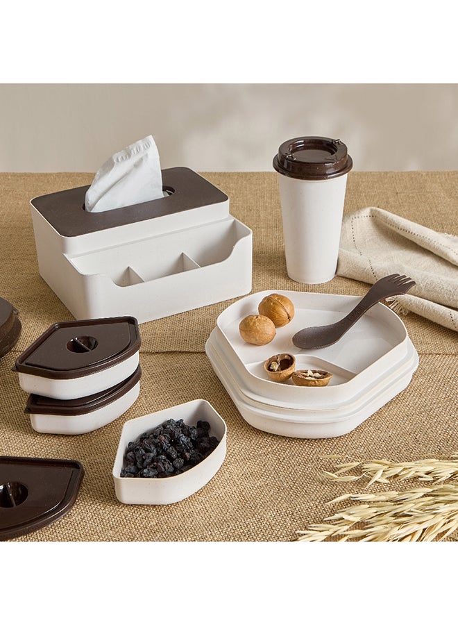 Home Box طقم صناديق الغداء من قش الأرز 2 قطعة - Image 5