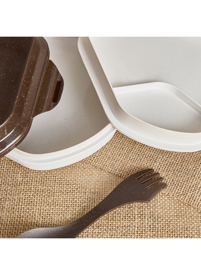 Home Box طقم صناديق الغداء من قش الأرز 2 قطعة - Image 4