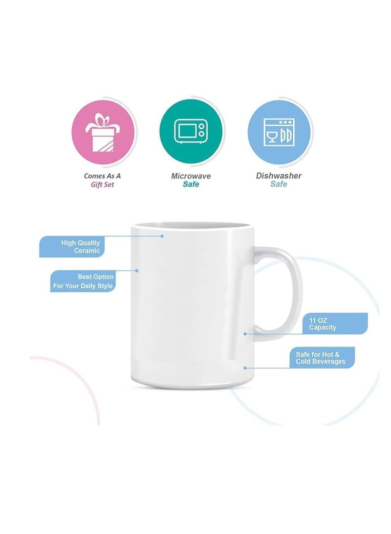 RYN Friends Tv Show Mug| White Ceramic Coffee Tea Mug, 11oz| Gift for Friends Fans - Image 3