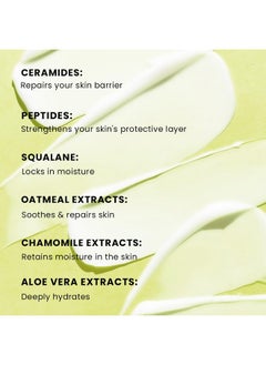 HYPHEN Barrier Care Face Cream For Oily & Combination Skin | Lightweight Peptide And Ceramide Face Moisturizer | Strengthens Skin Barrier & Deeply Hydrates | Oil Free Face Moisturizer | Barrier Repair Moisturiser For Men & Women | 50Ml  - Image 4