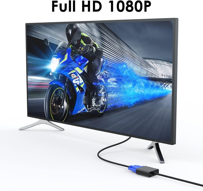 JGD PRODUCTS DP to VGA Adapter, HDMI to VGA 1080P Converter, Compatible with Computer, Desktop, Laptop, PC, Monitor, Projector, HDTV (DP to VGA) - Image 5