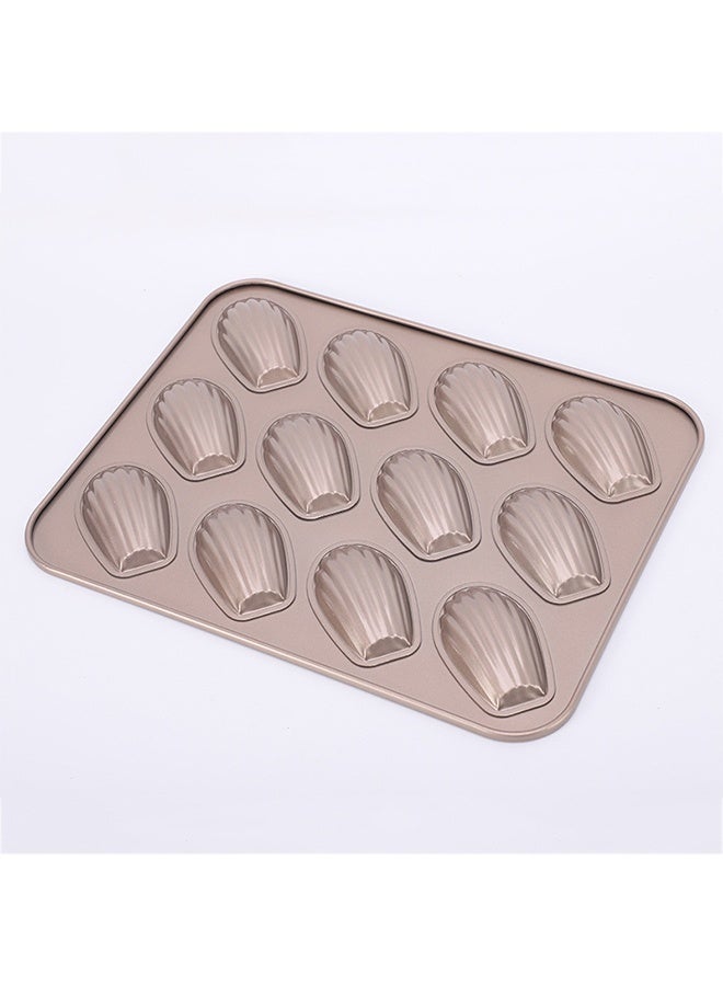 2 PCS Madeleine Pan, 12-Cup Nonstick Shell Shape Baking Cake Mold Jumbo Muffin,Bakeware Bread Pan, Sheet Pans for Cooking Nonstick,Baking Pan Loaf - Image 3