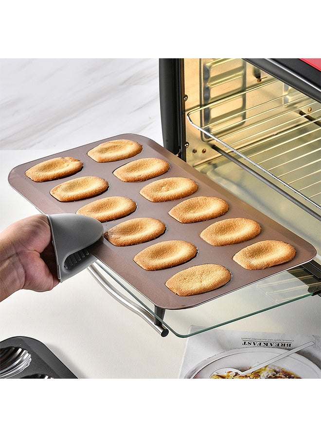 2 PCS Madeleine Pan, 12-Cup Nonstick Shell Shape Baking Cake Mold Jumbo Muffin,Bakeware Bread Pan, Sheet Pans for Cooking Nonstick,Baking Pan Loaf - Image 2