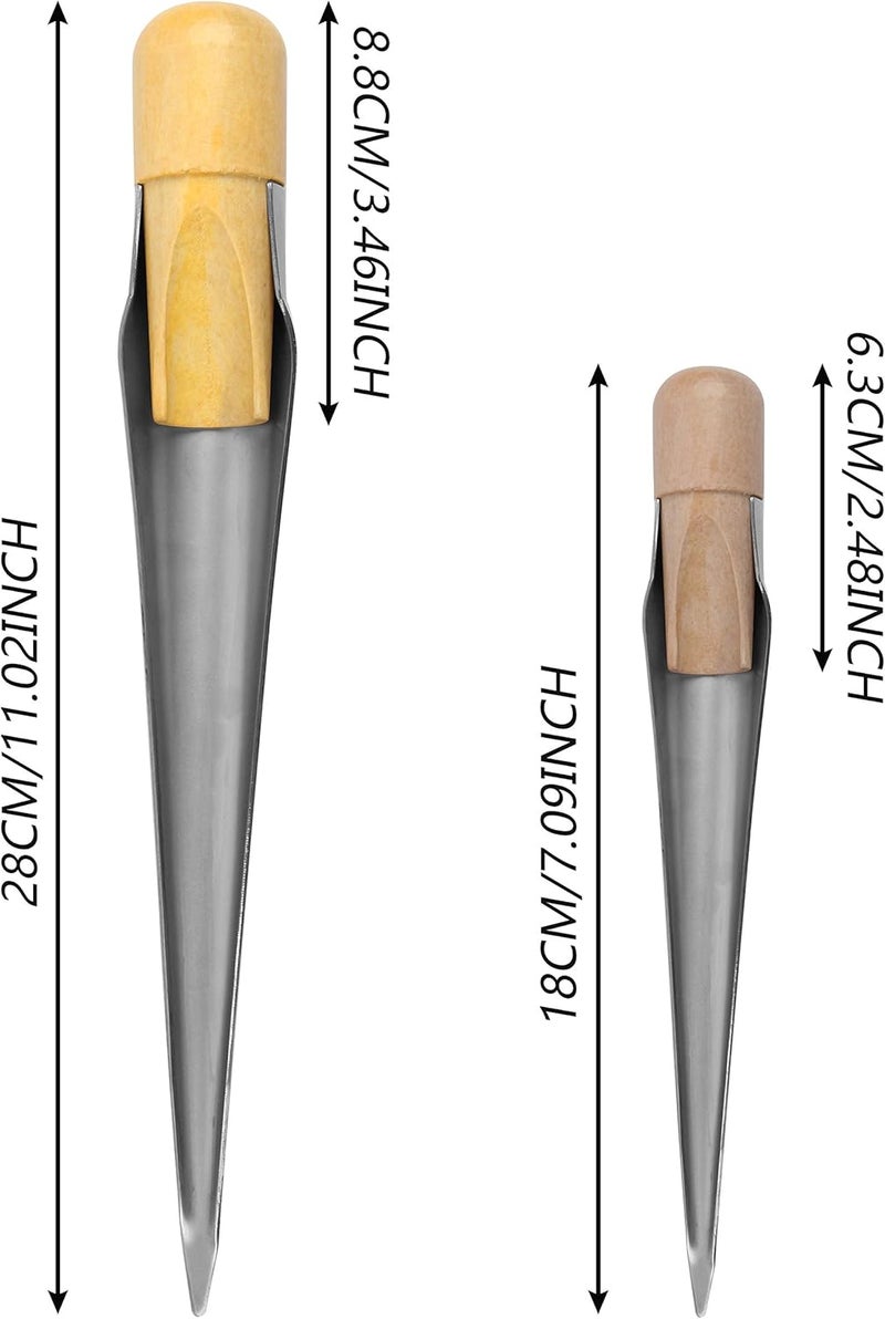 Shaddock Fishing Stainless Steel Rope Splicing Spike FID with Wood Handle for Rope - Image 2