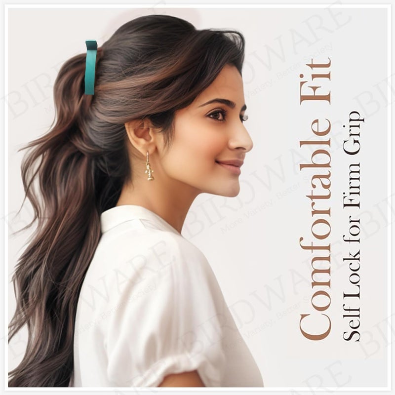 BIRDWARE Medium-Size Multi Color Imported Acrylic Material Butterfly Hair Clips For Women | Hair Clutchers - Image 2