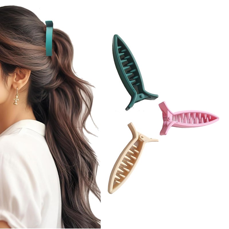 BIRDWARE Medium-Size Multi Color Imported Acrylic Material Butterfly Hair Clips For Women | Hair Clutchers - Image 1