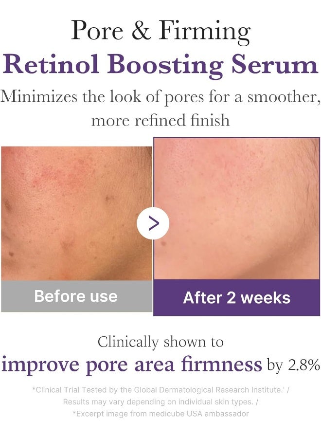 Medicube سيروم تعزيز الريتينول NMN 30 مل، سيروم ليلي متقدم لمكافحة الشيخوخة للتجاعيد والخطوط الدقيقة والمرونة، سيروم الريتينول لتجديد الخلايا مع NMN لمرونة البشرة وإشراقة شبابية متألقة - Image 2