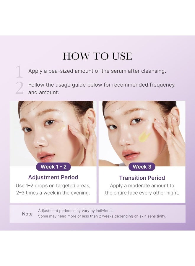 Medicube سيروم تعزيز الريتينول NMN 30 مل، سيروم ليلي متقدم لمكافحة الشيخوخة للتجاعيد والخطوط الدقيقة والمرونة، سيروم الريتينول لتجديد الخلايا مع NMN لمرونة البشرة وإشراقة شبابية متألقة - Image 3