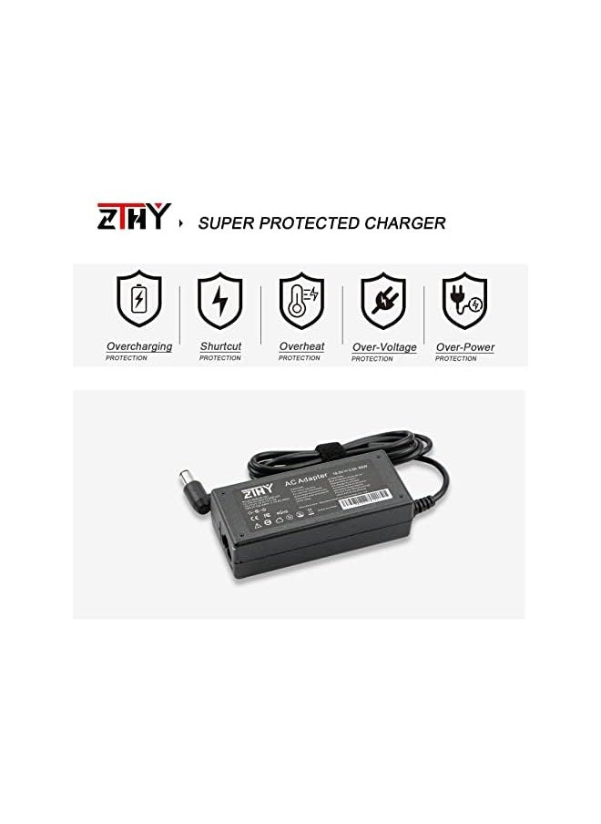 ZTHY - 65W 18.5V 3.5A Laptop Charger Replacement For Hp Pavilion Dv7 Dv6 G6 G7 Dv5 Dv4 Dm4 G62 G72 Ac Adapter Power Supply Cord - Image 1