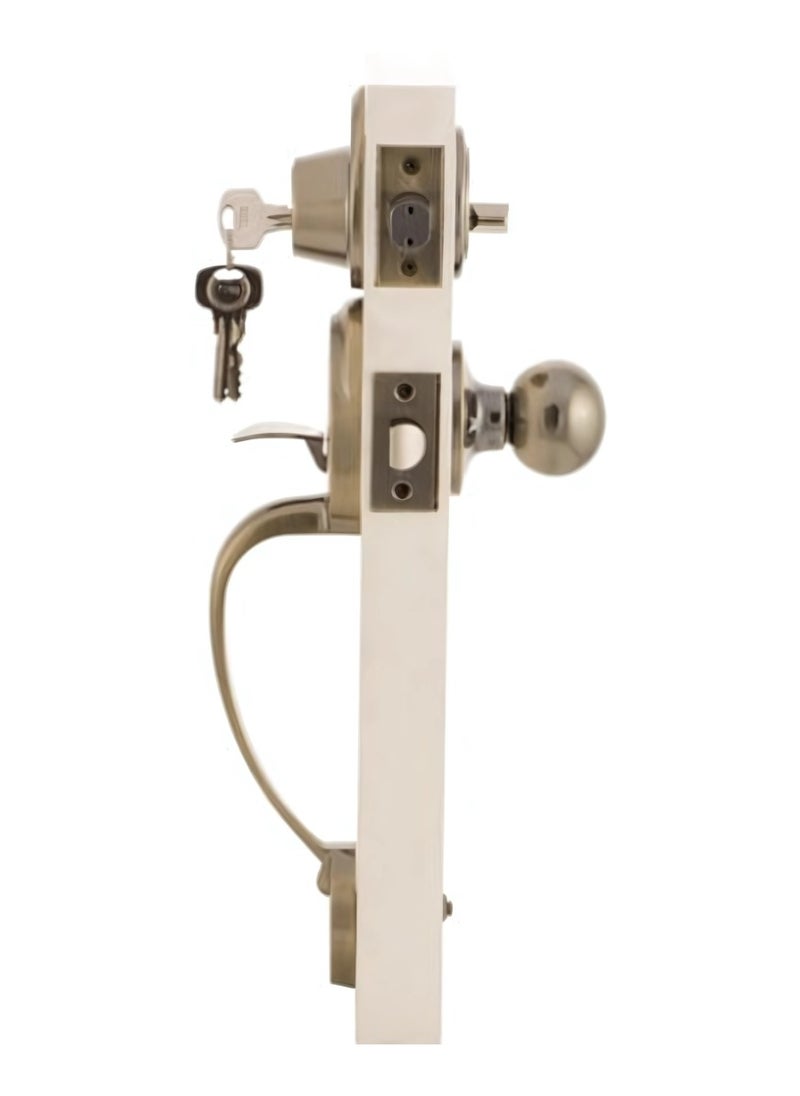 Yale Main Entrance Lock Set NV/CA5057US5 Plain Zinc Antique  - Image 3