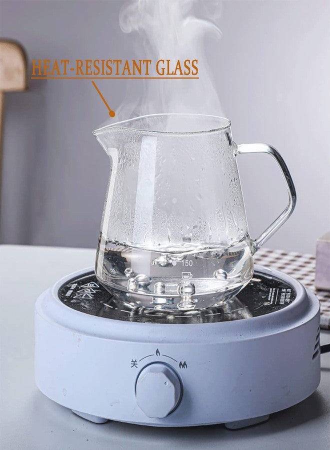 COFISUKI Pour Over Coffee Maker - 20 OZ /600ML Glass Carafe Coffee Server with Glass Coffee Dripper/Filter, Drip Coffee Maker Set for Home or Office, 1-5 Cups - Image 3