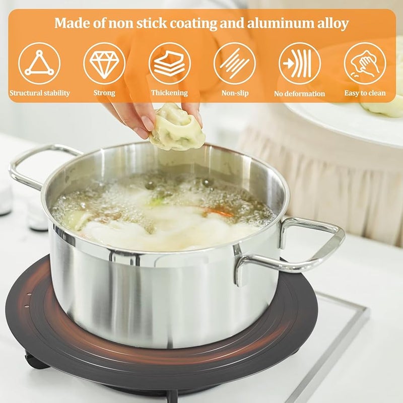 Detachable Aluminum Alloy Gas Stove Diffuser Plate With Non Stick Coating For Even Heating - Image 3