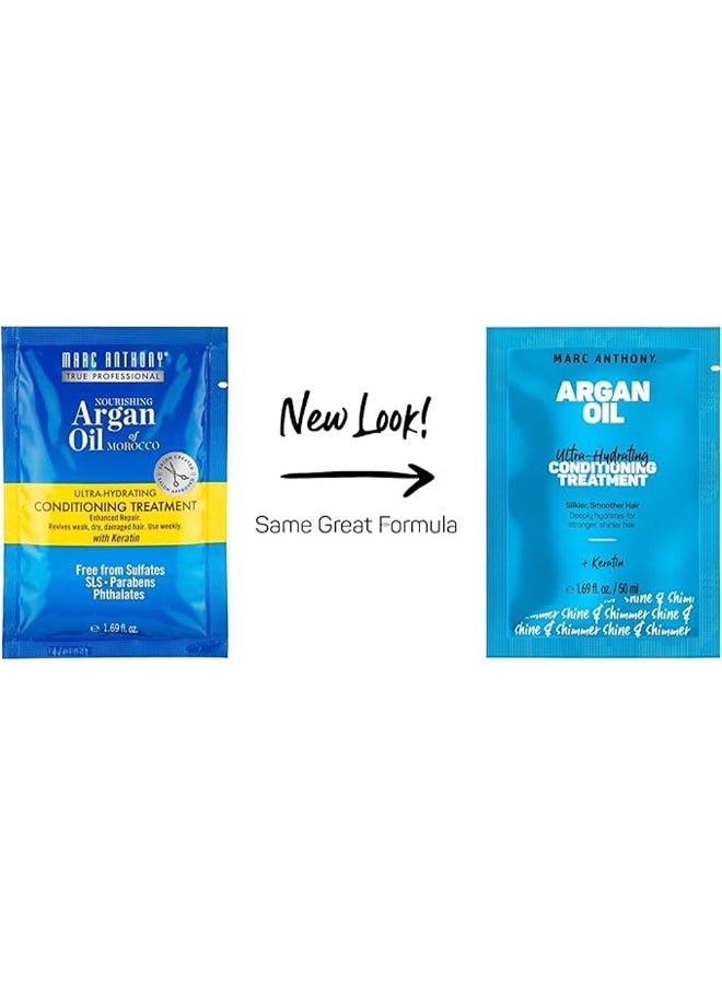 MARC ANTHONY مارك أنطوني زيت الأركان علاج ترطيب فائق، يرطب بعمق لشعر أقوى وأكثر لمعانًا، 50 مل - Image 2