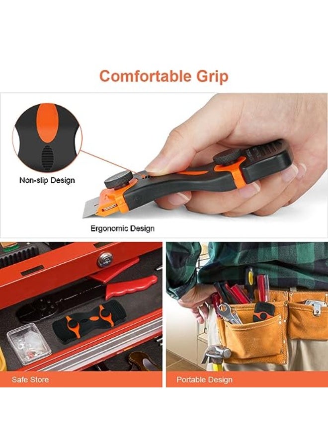 Chabeia Razor Blade Scraper, 2-in-1 Scraper Tool with 10PCS Metal Blades and 10PCS Plastic Blades, Multi-funtional Cleaning Razor Scraper for Decals, Stickers, Labels, Caulk, Adhesive, Paint Removal - Image 5