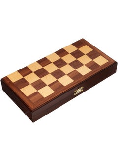 John N. Hansen Travel Magnetic Walnut Chess Set  - Image 4
