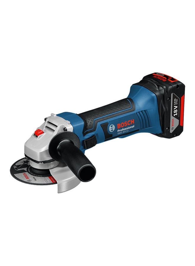 Cordless Angle Grinder Blue/Black/Grey