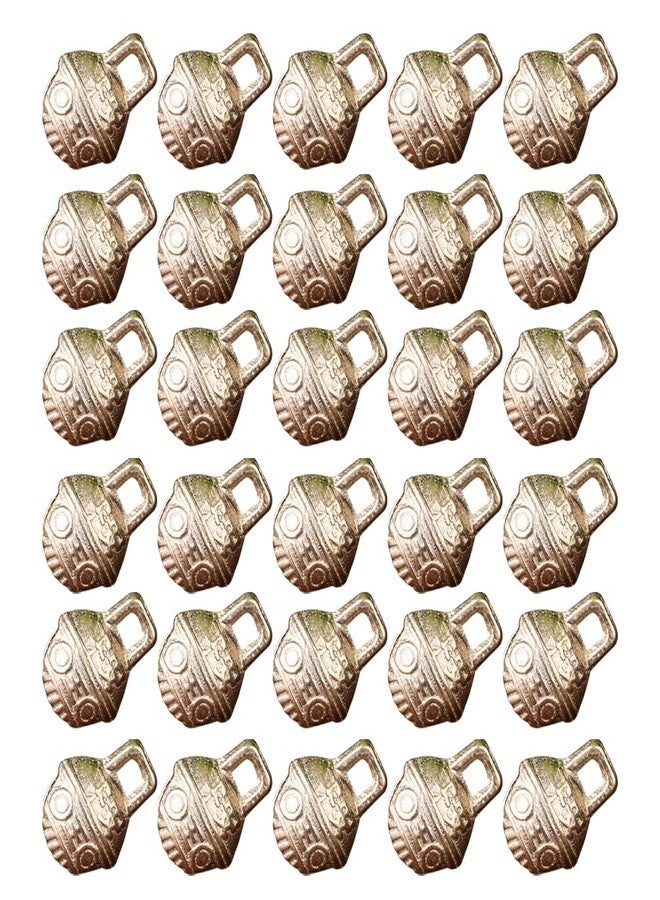 SUPVOX 30pcs DIY Craft Bells Vintage Copper Tiger Head Jingle Bells for Crafts, DIY Jewelry Making, Wind Chimes, Christmas Ornaments, Handmade Decorations - 0.43inches - Image 1