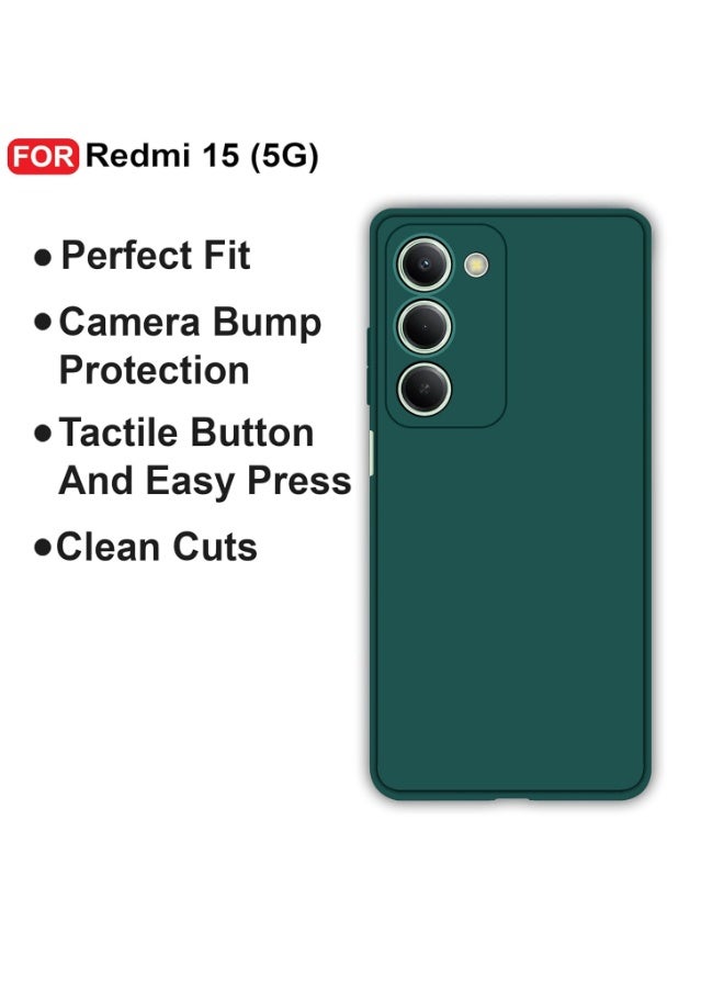 Xiaomi Redmi 15 5G Case Cover Soft Silicone Case Lightweight Shock Protective Cover with Camera Protection Designed for Xiaomi Redmi 15 5G - Image 5