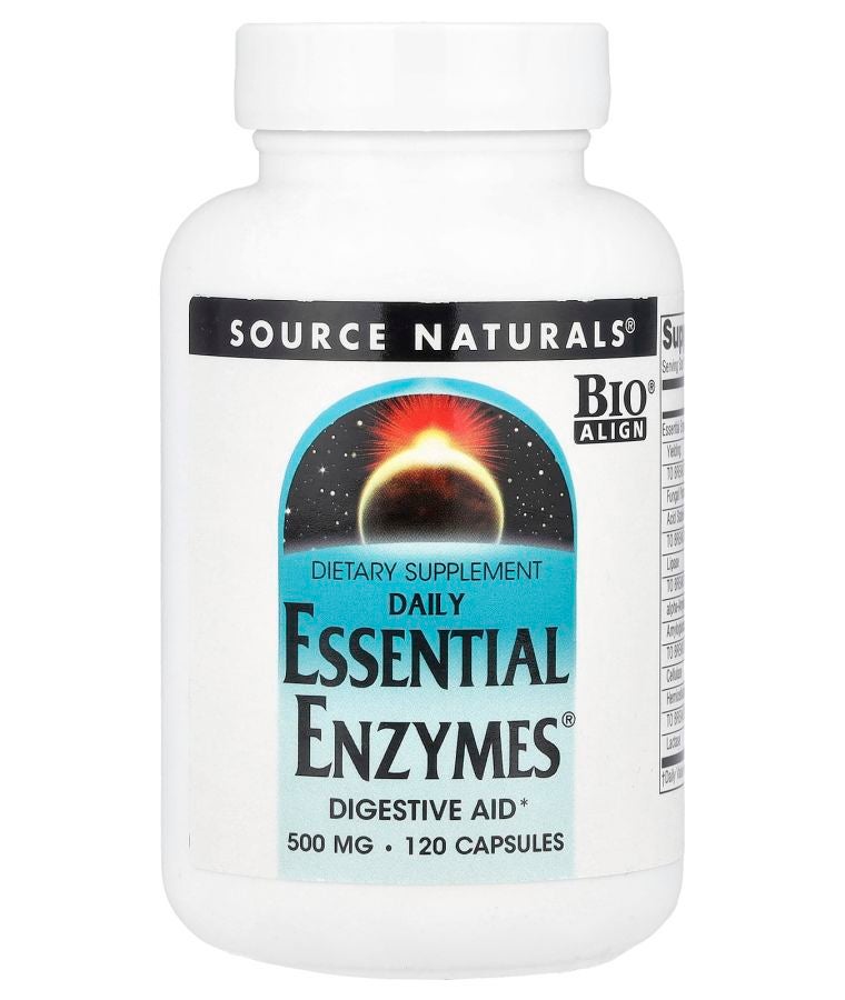Daily Essential Enzymes® 500 mg 120 Capsules