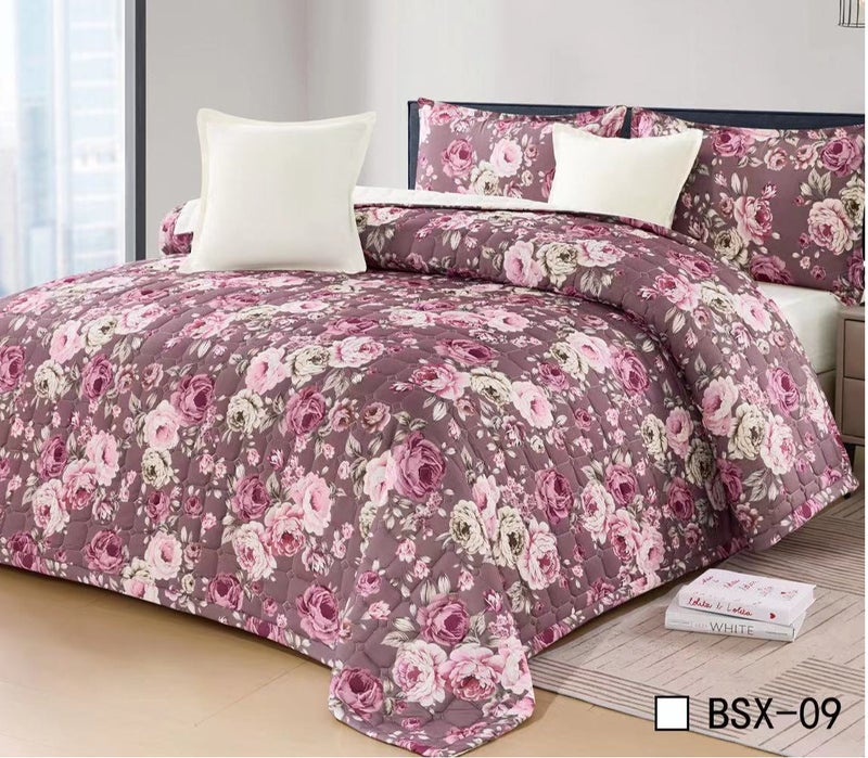MARKA 4-piece polyester comforter set, 220x160 cm - Image 1