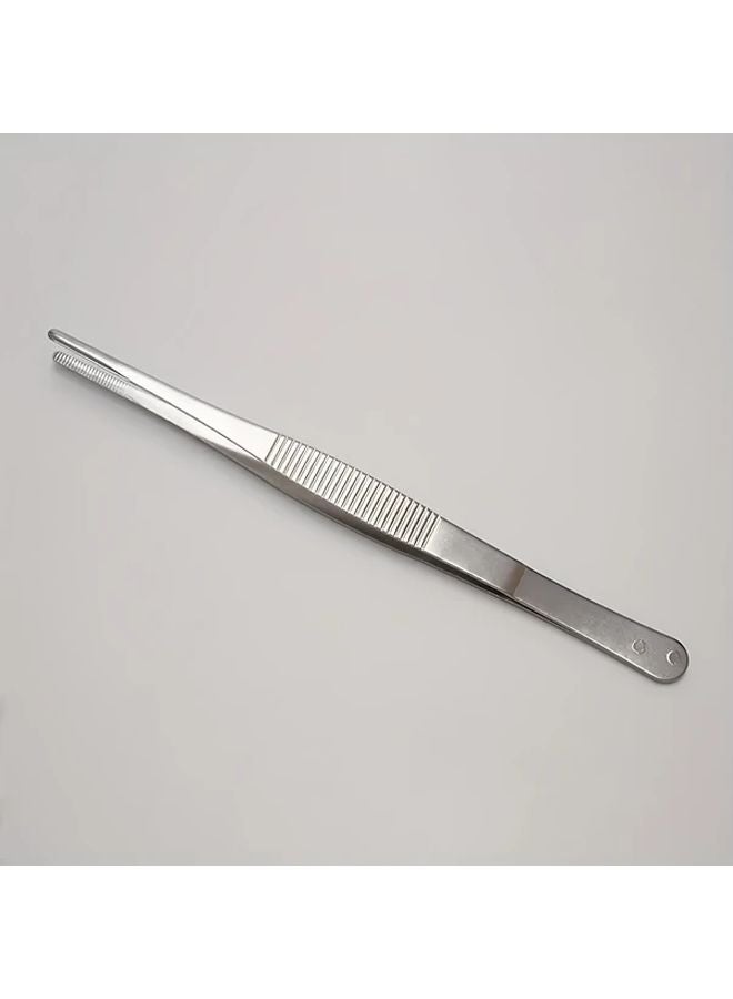 Stainless Steel Tweezers Set 1 Straight Head And 1 Elbow For Crafts Artworks Laboratory - Image 5