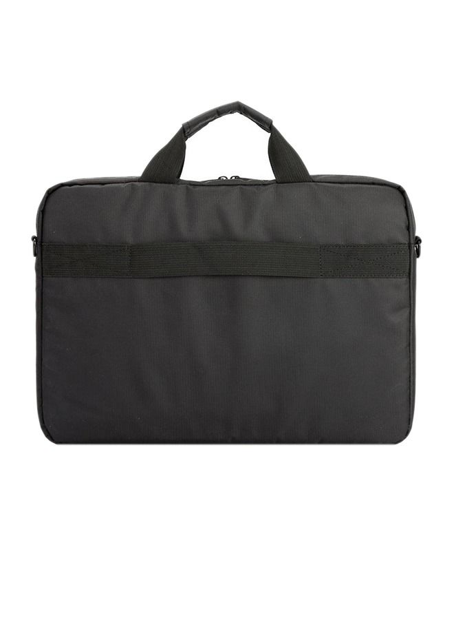 L'AVVENTO حقيبة كتف رفيعة للكمبيوتر المحمول مقاس 15.6 بوصة باللون الأسود - Image 2