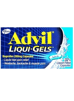 Advil Liqui-Gels 32 Liquid Capsules 