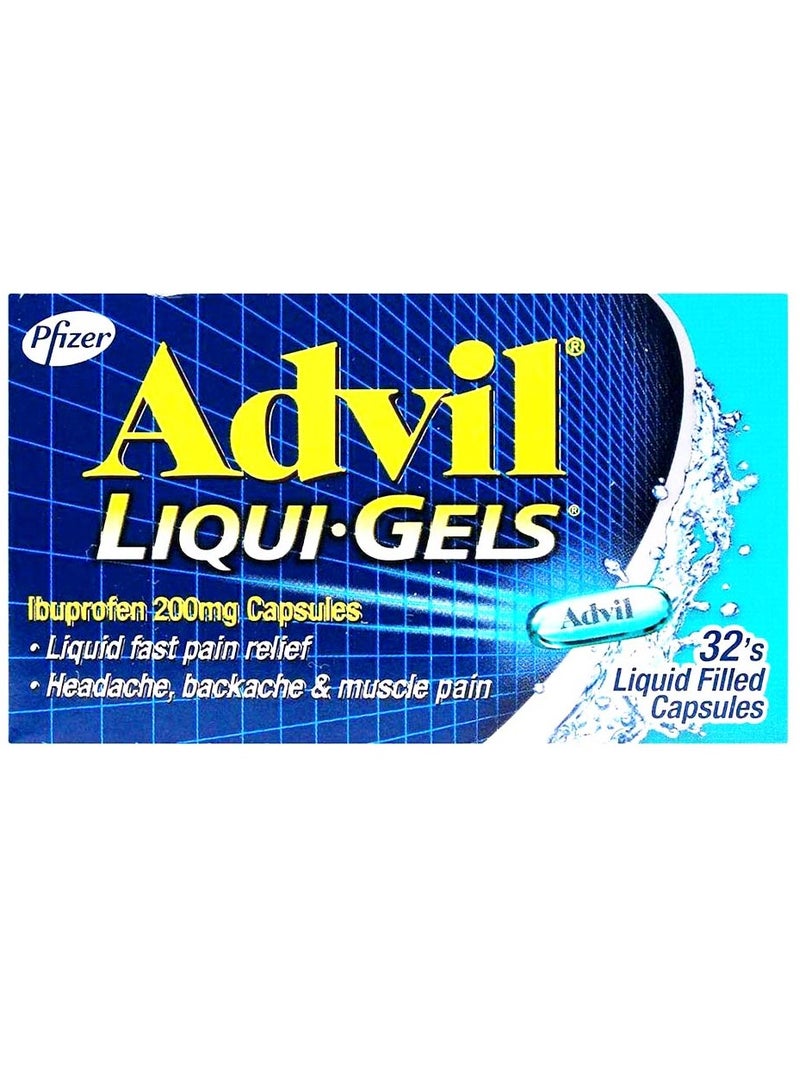 أدفيل ليكوي-جل 32 كبسولة سائلة