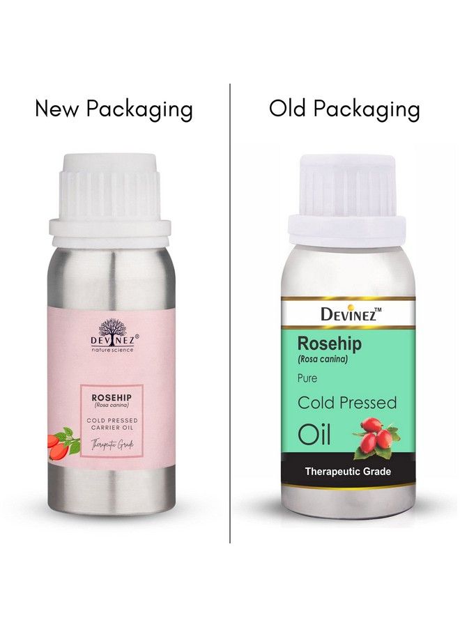 Devinez Rosehip Seed Coldpressed Oil 250Ml 100% Pure Natural & Undiluted Nourishment For Dry Hair & Weak Nails Hydration For Skin Antidandruff Delays Signs Of Aging Heals Sunburn Brings Glow Back - Image 3