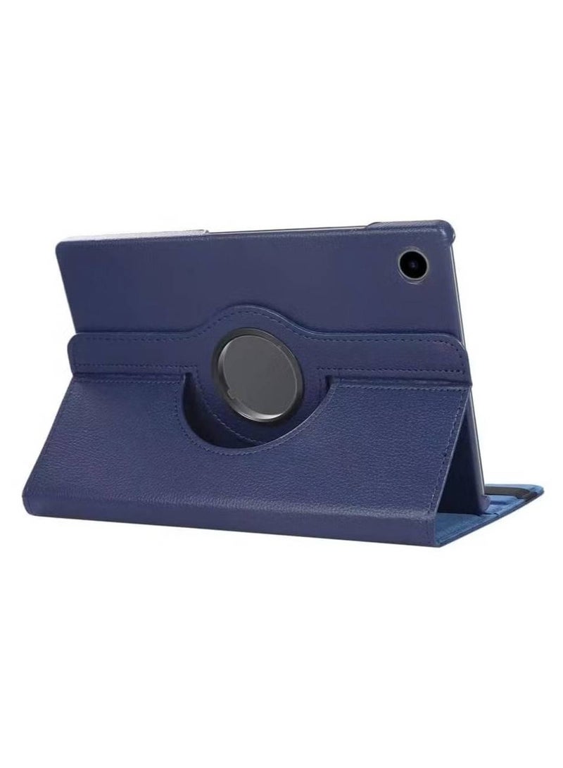 Galaxy Tab A9 Plus Case - 360° Rotatable Tablet Cover for Tab A9 Plus 11 inch 2023 (SM-X210, SM-X215, SM-X216B) - PU Leather Protective Cover with Auto Wake/Sleep Functionality (Blue)