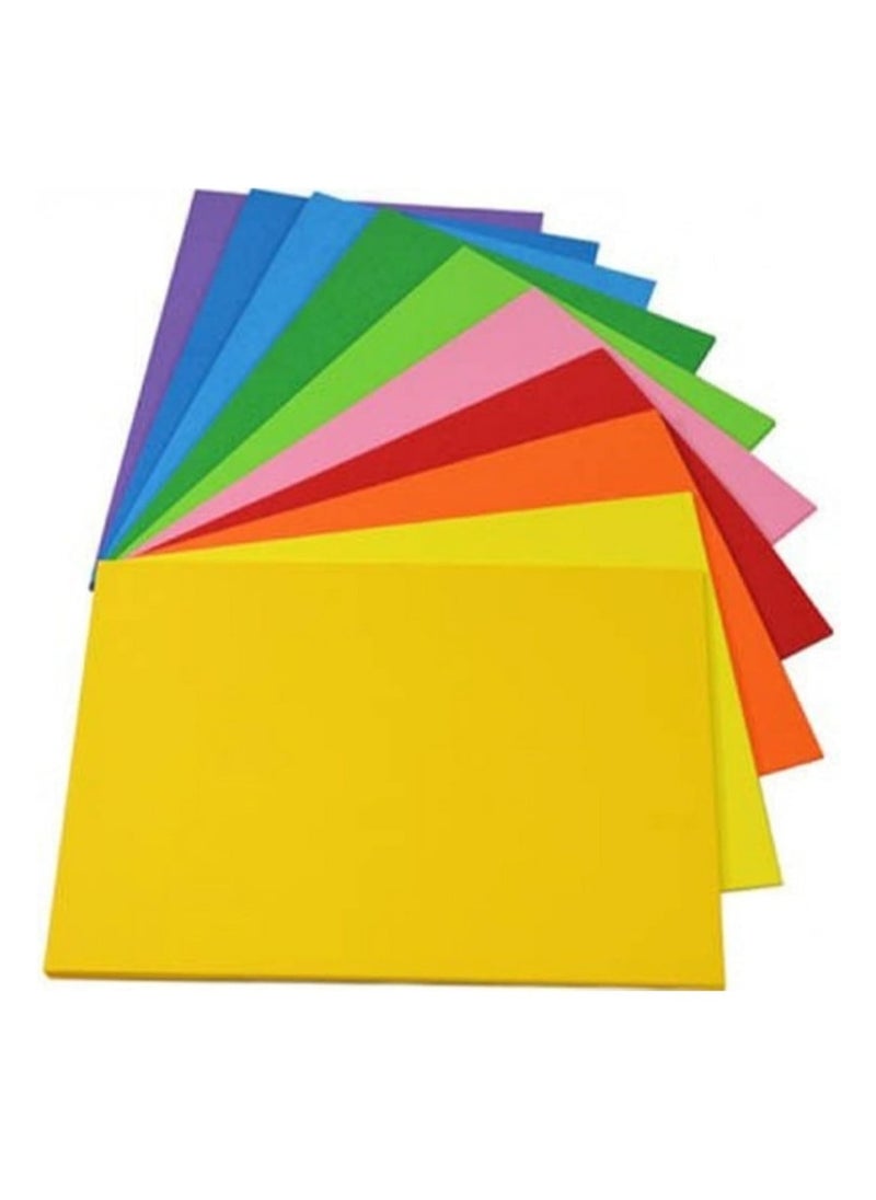 Donia Multi-colored paper 80Gsm 50 Sheets A4 size 